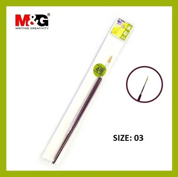 فرشه 3 M&G Paint Brush - Art training - Size: 3