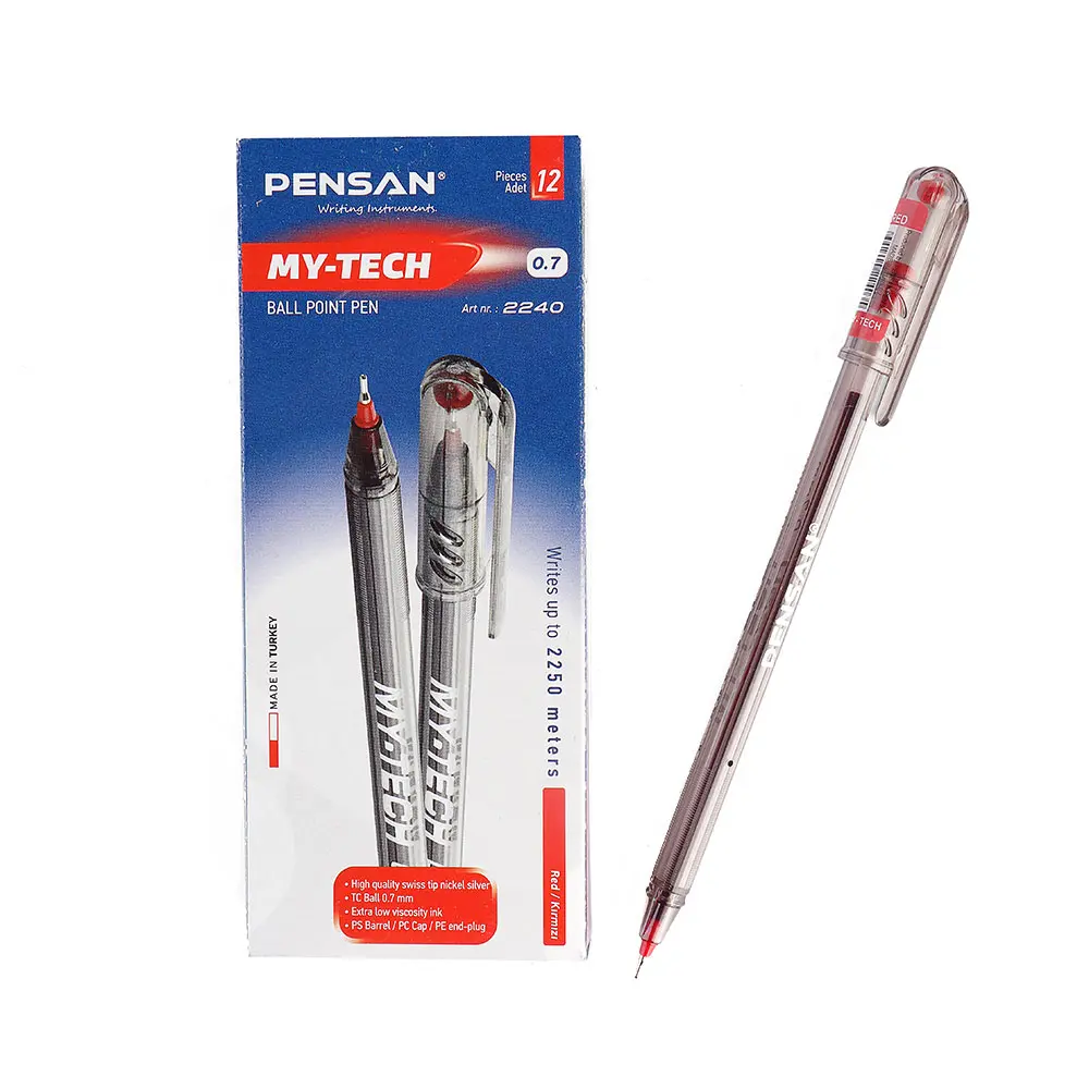 قلم جاف علبه my tech احمر