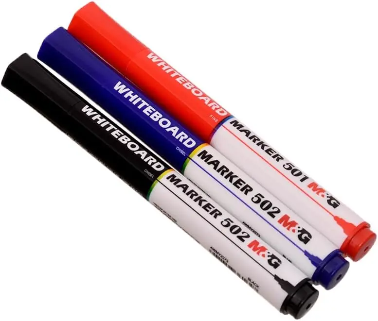 قلم سبوره ازرق سن مشطوف M&G.502 High Quality White Board Marker 