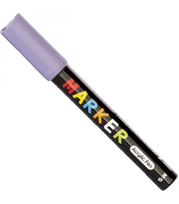 قلم اكريليك بنفسجي Acrylic Pen Purple