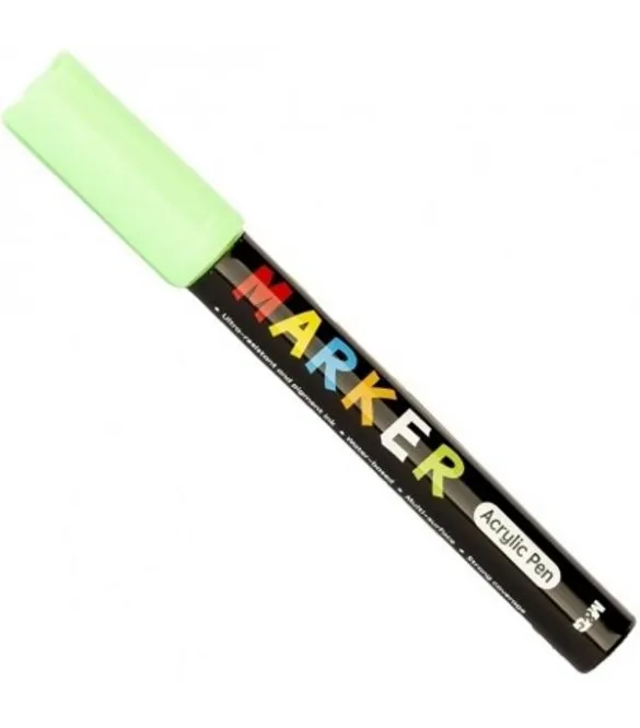قلم اكريليك اخضر فسف Acrylic Pen lucifer green