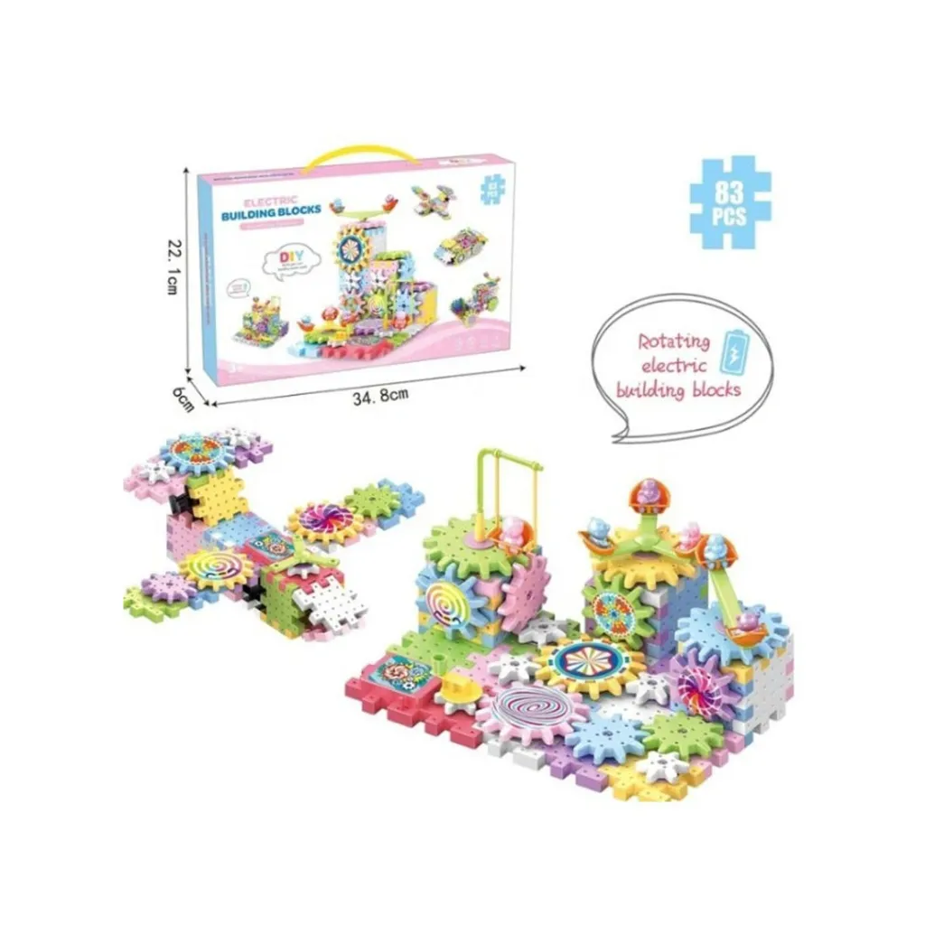 تروس 83 قطعه Electric Building blocks