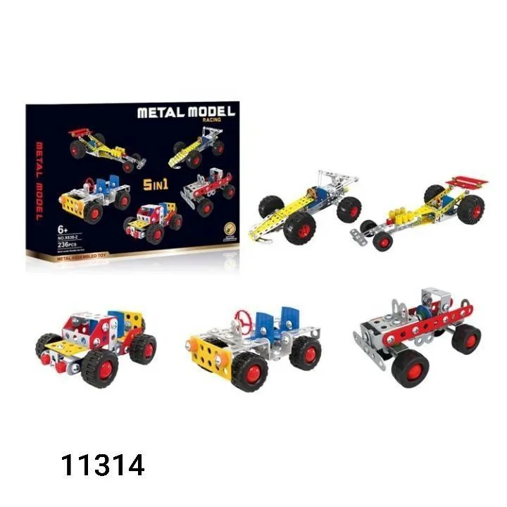 ميكانو 236 قطعه Metal model Racing 236pcs
