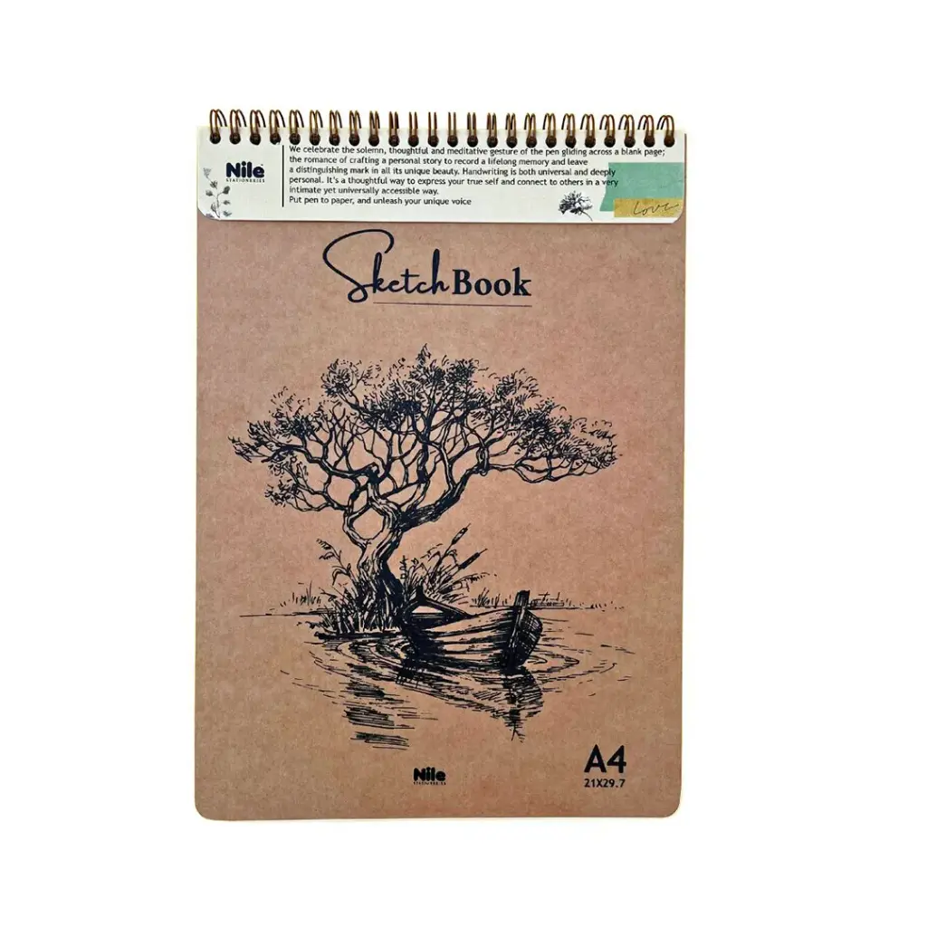 اسكتش A4  130 جم sketch book Nile