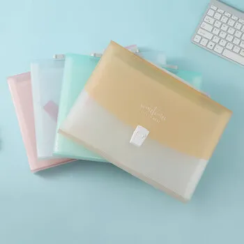 شنطه مستندات شفافه 14 section