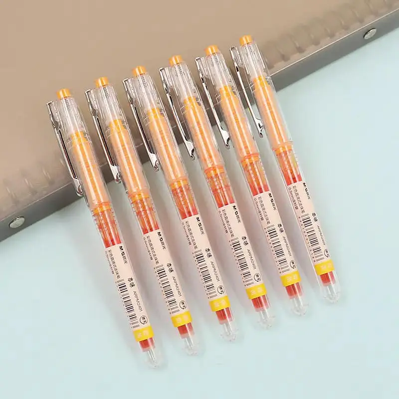 قلم رولر حبرM&G 0.5 mm اصفر