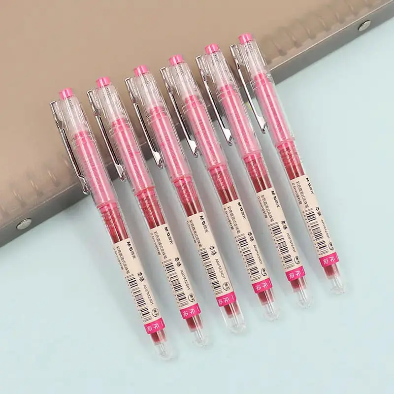 قلم رولر حبر M&G 0.5mm بينك