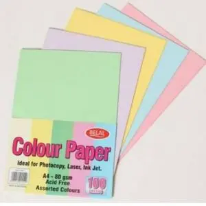 باكو ورق طباعه الوان A4 Colored 