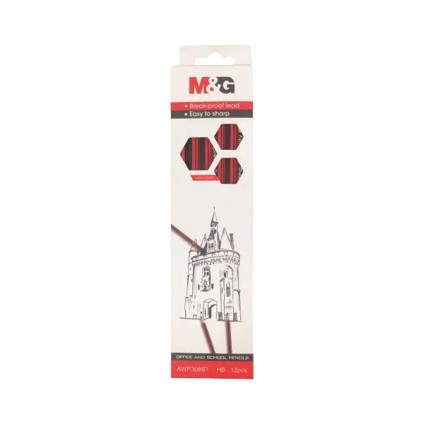 علبه قلم رصاص M&G HB Pencil