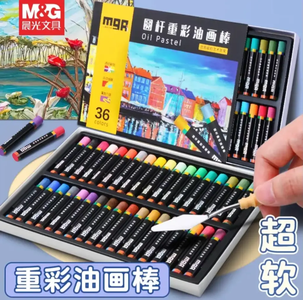 الوان شمع باستل  36 لون M&G