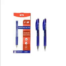 قلم جيل سوسته ازرق M&G V-5 Retractable Gel Pen 0.5mm Fast Dry 