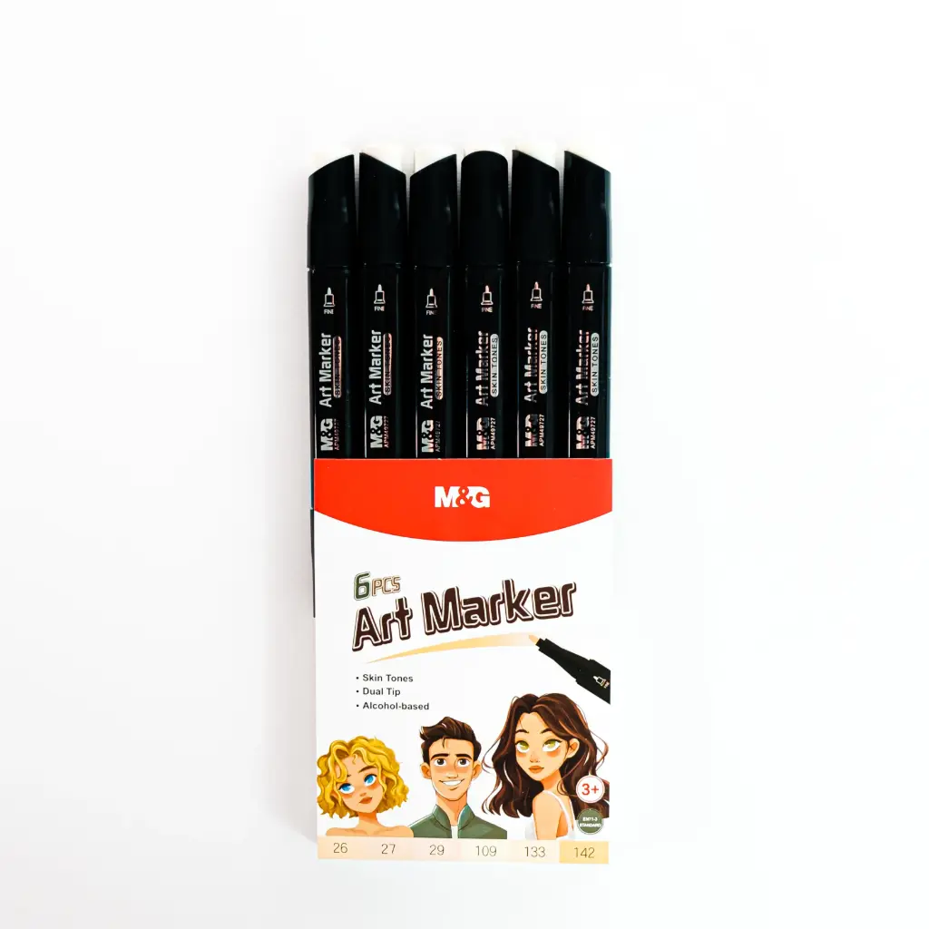 قلم فنون البشره - skin color M&G 1pcs