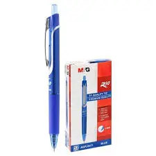 قلم جيل 0.5 ازرق سريع الجفاف M&G Retractable point Gel pen - R50 0.5 mm