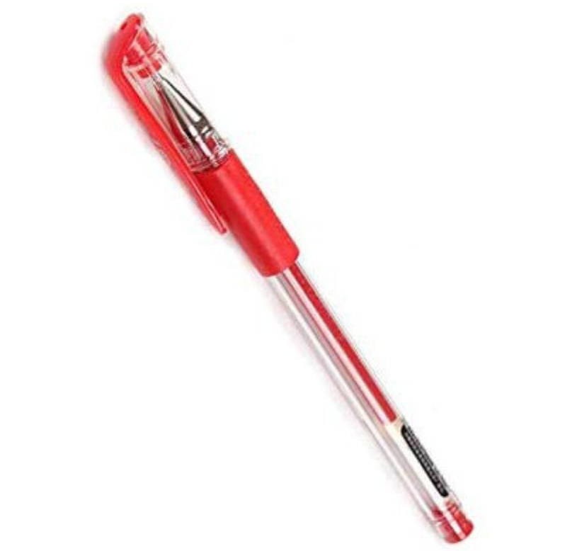 قلم جيل 0.5 احمر Q7