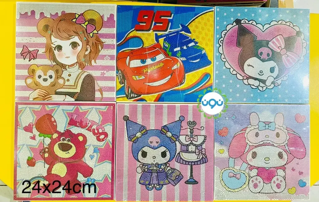 بورتريه دايموند 24*24 Canvas diamond painting 