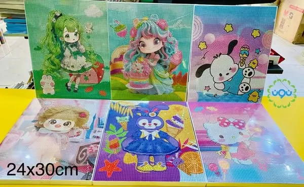 بورتريه دايموند 24*30 Canvas Diamond painting 