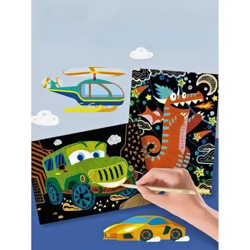 Scratch 8 paintings اطفال 8قطع