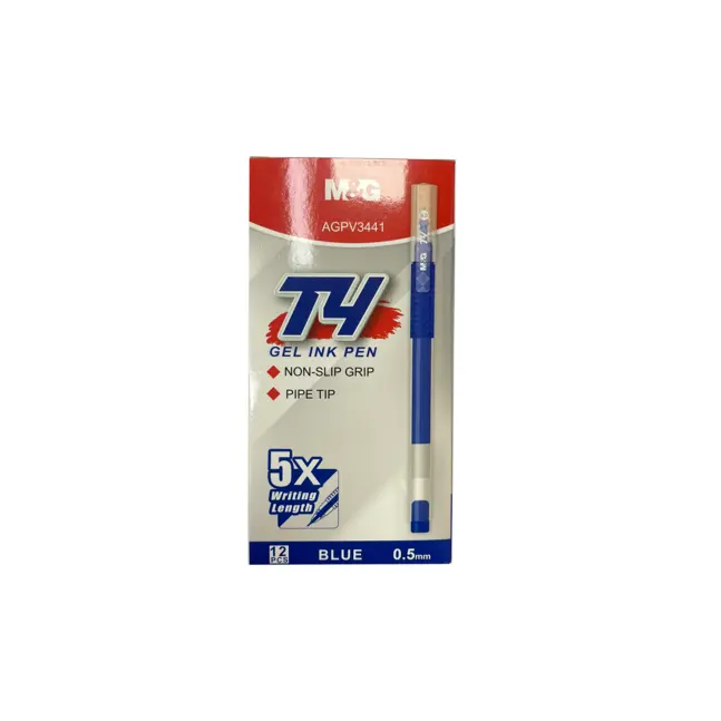 قلم جيل T4  ازرق (0.5mm) gel pen