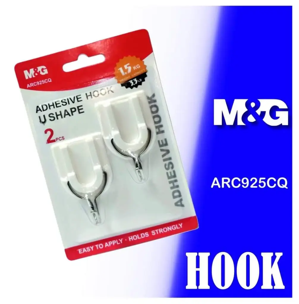 تعليق دبل فيس  1.5 M&G Adhesive Wall Hook 1.5kg 2pcs كيلو