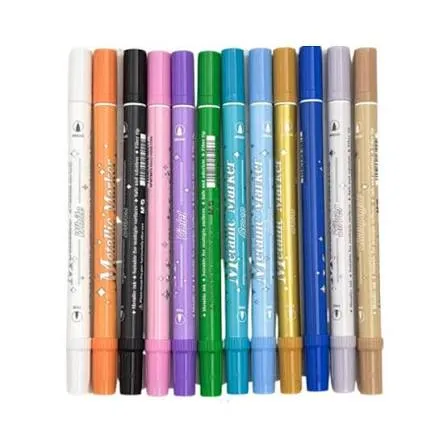 قلم ميتاليك ابيض M&G metalic Markers