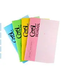 80 ورقه كلير A4 Cool School Clear – A4 Stapled Notebook – Ruled – 70 GSM – Solid Color Cover