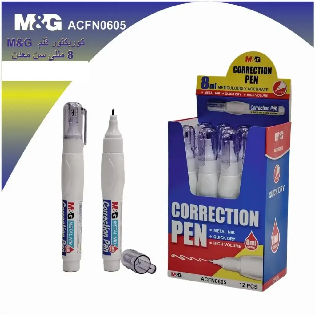 كوريكتور M&G Smooth Correction Metal Nip Pen 8 ml