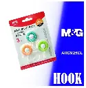 3*1 تعليق M&G Flower Adhesive Wall Hook 1.5kg 3pcs
