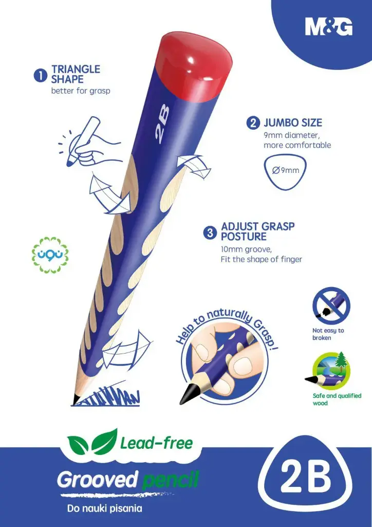 قلم رصاص جامبو HB M&G