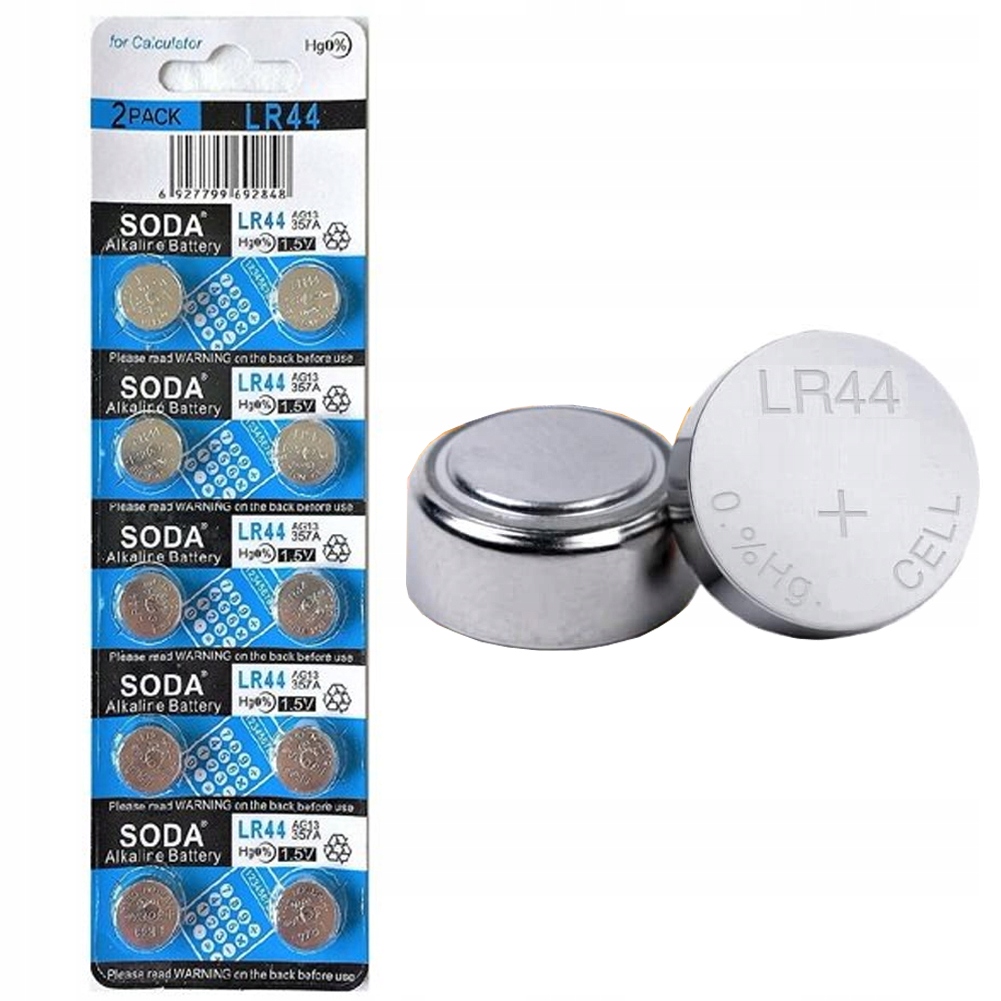 Battery Alkaline LR44 357 AG13 - 2 pcs.