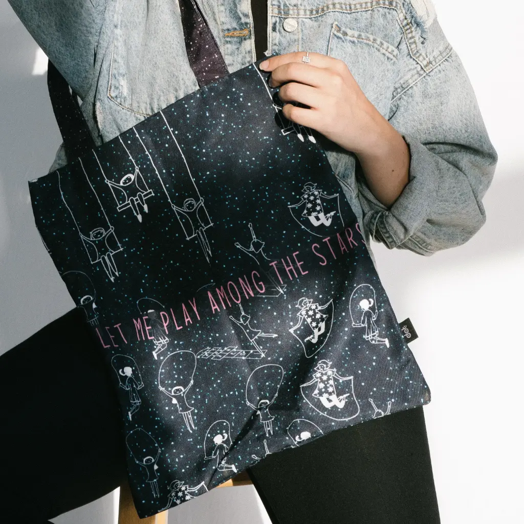 Let me play Tote bag