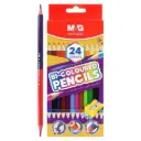 الوان خشب 24 لون  Double-sided, Wooden - set of 24 colors