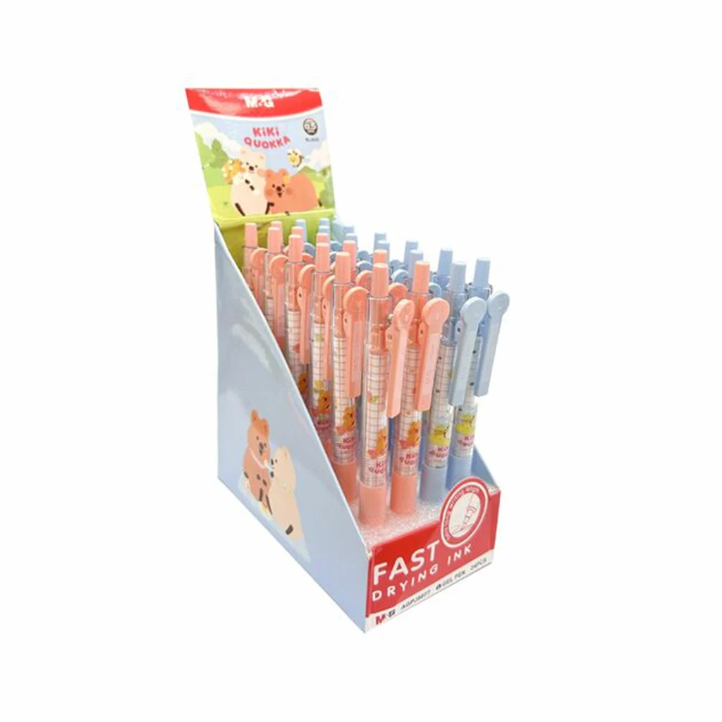 قلم جيل 0.5 سوسته M&G 0.5mm Kiki Quokka Gel Pen - Blue