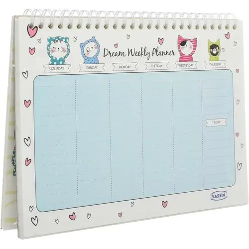 Dream weekly planner so many cats