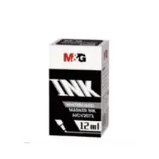 حبر اقلام سبوره أسود 12 مم Black Ink for White board marker
