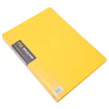 Deli File Clear Book 30 Pocket A4 Document Organiser Folder portfolio