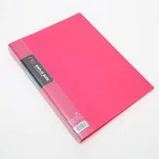 Deli File Clear Book 40 Pocket A4 Document Organiser Folder portfolio