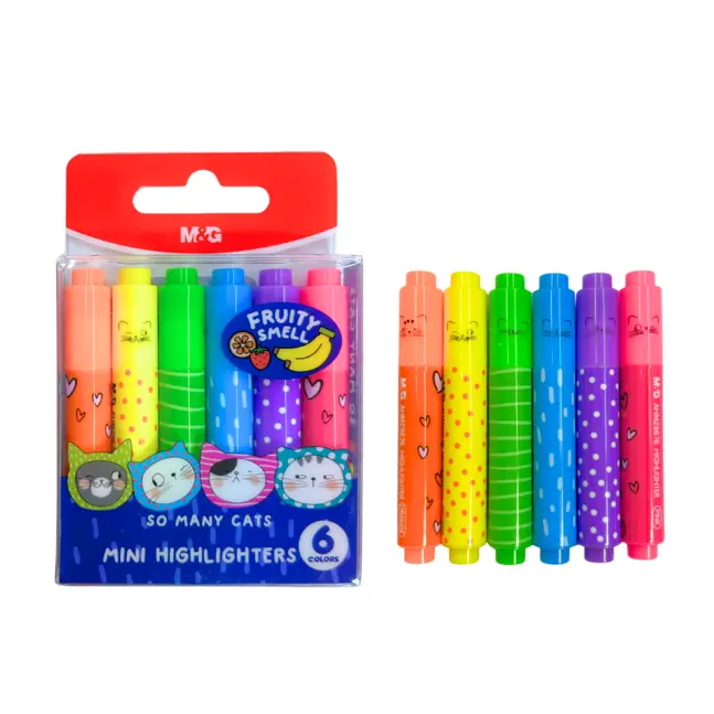 طقم هاي لايتر ميني Mini Highlighters-6 