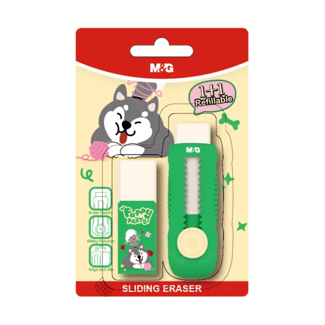 [M&G] استيكه كاتر Sliding eraser animal