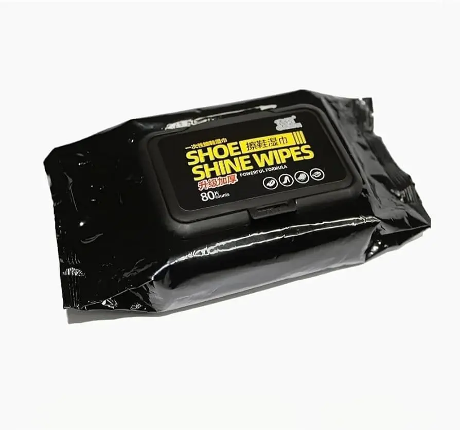 مناديل للحذاء - Shoe shine Wipes 