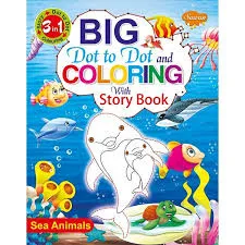 Big Dot to Dot Colouring with Story