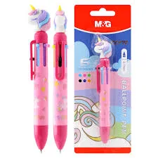 قلم 5 الوان Unicorn 5 ball point color 0.7mm