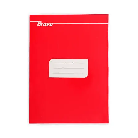 مسطر ك ايطالي A4 40 ورقه غلاف ساده Bravo