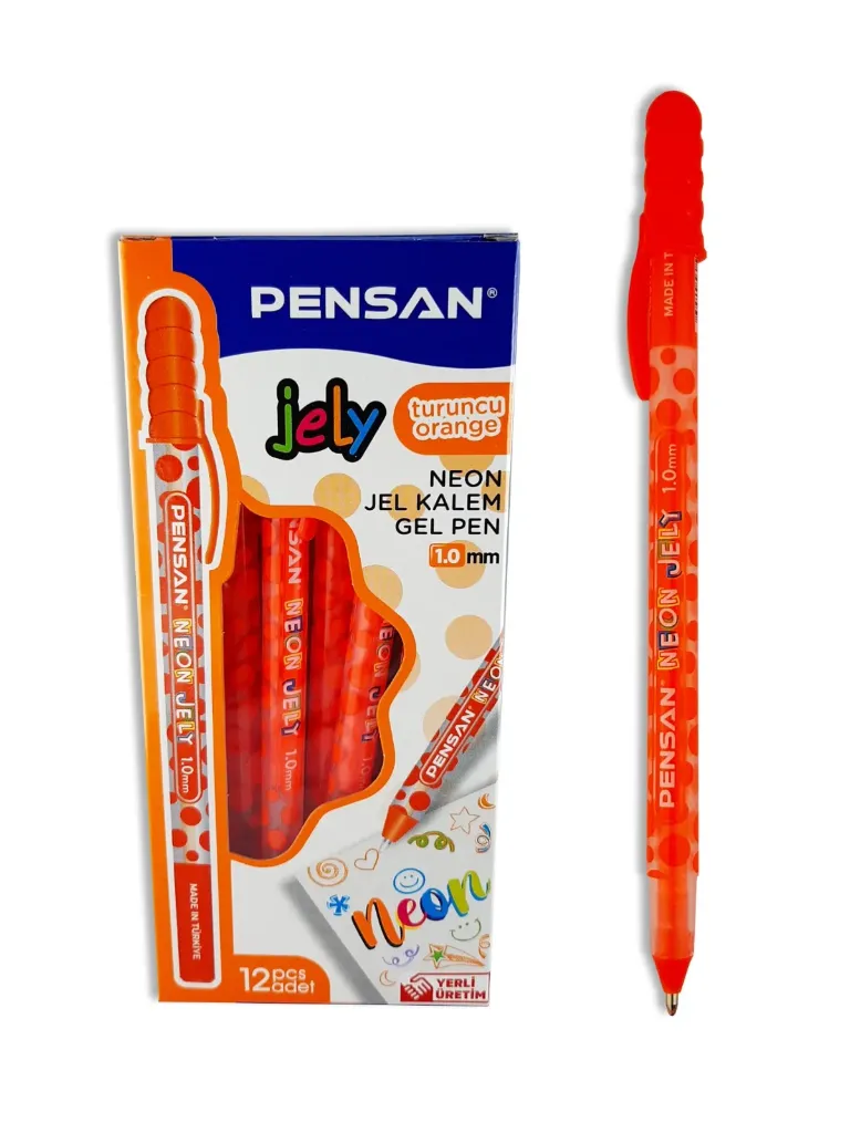 قلم جيل جليتر pensan برتقالي