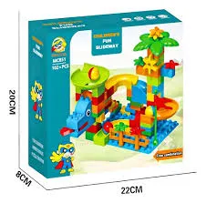 تراك اصنع متاهه Children's Fun slideway 102pcs