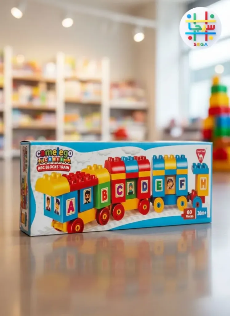 قطار مكعبات Camelego ABC Blocks train