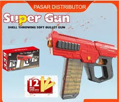 مسدس فل Super gun shell throwing soft bullet gun