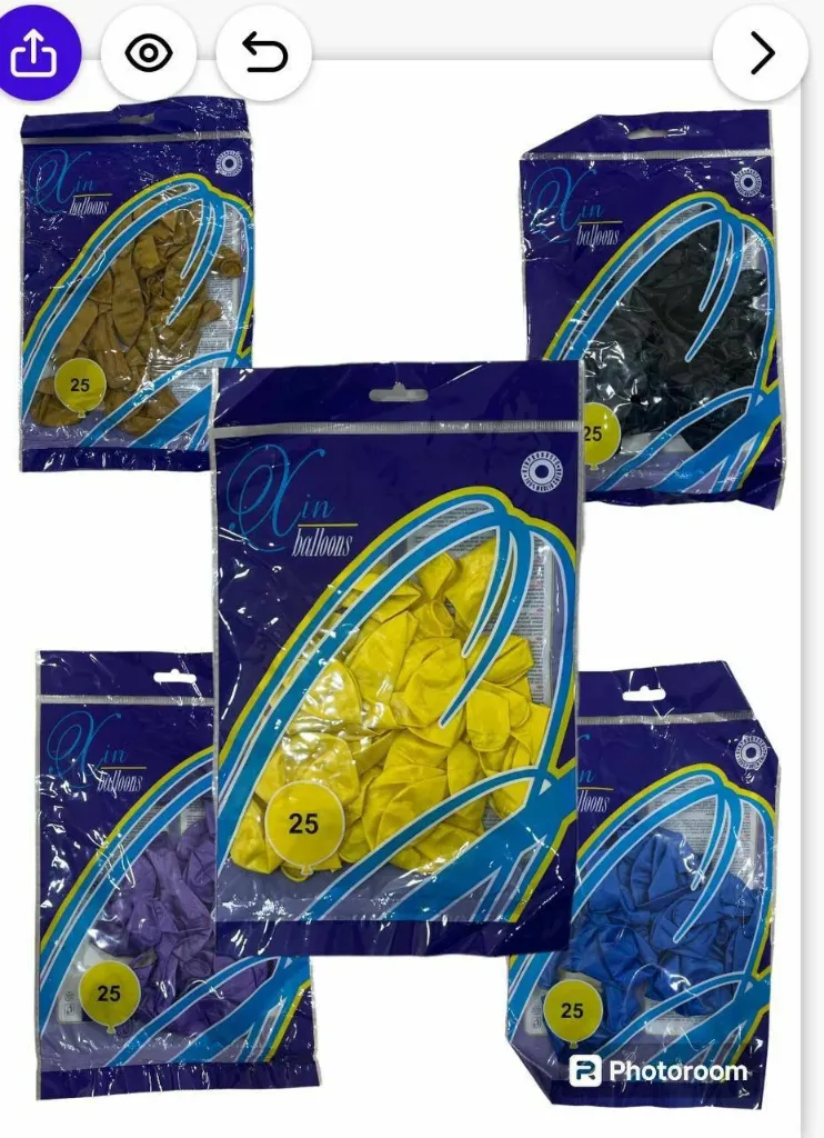 بالون 25 قطعه لون واحد