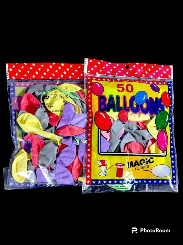 بالون 50 قطعه مشكل