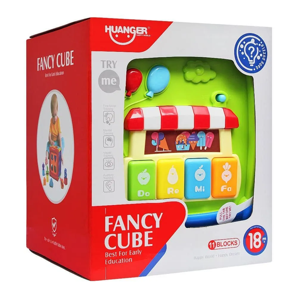 [Baby] صندوق العاب صوت ونور Fancy Cube HUANGER