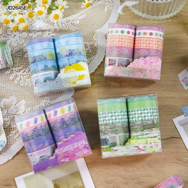 10سلوتيب واش تيب عددWashi tape set of ten
